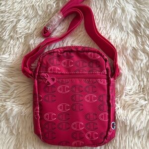Champion NWOT Vibrant Pink Logo Crossbody Bag